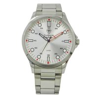 Relógio Masculino de Aço Tuguir Analógico Infinity TGI37216 Prata