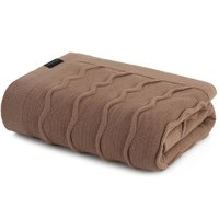 Peseira Serenité Tricot Decorativa 70x220cm 100% Acrílico Altenburg Marrom Mocha