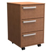 Gaveteiro Para Escritorio 3 Gavetas 65X41 cm Com Rodizios B26 Mell NOVAM