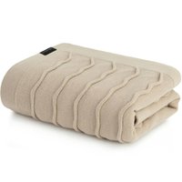 Peseira Serenité Tricot Decorativa 70x260cm 100% Acrílico Altenburg  Bege Cotone