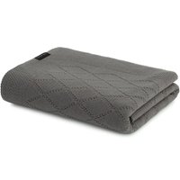 Peseira Amara Tricot Decorativa 70x260cm 100% Acrílico Altenburg Cinza Aço