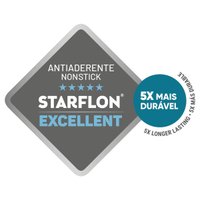 Jogo de Panelas Tramontina Sicília Com 5 Peças Avelã em Alumínio Antiaderente Starflon Excellent