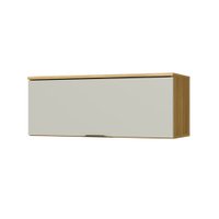 Armário Aéreo Cozinha 80 Cm Copenhague 1 Porta Ipê/Sabbia - Decibal