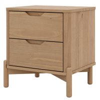 Mesa de Cabeceira Madeira Macica Taeda 2 Gavetas 52 cm 3300U Tauari Festra
