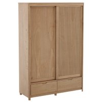 Guarda Roupa Solteiro Madeira Macica Taeda 2 Portas De Correr 150 cm 3303U Tauari Festra