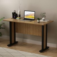 Escrivaninha Mesa de Escritório 117cm Multimóveis CR25341 Amêndoa
