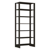 Estante Multiuso 6 Prateleiras EY103 200X80 cm Grafite Intenso NOVAM