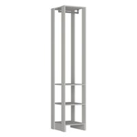 Closet Modulado 1 Cabideiro 200X40 cm EY105 Branco NOVAM