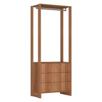 Closet Modulado 3 Gavetas 200X80 cm EY102 Montana NOVAM