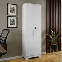 Armário Multiuso Prisma 2 Portas 100% Mdf Branco - Rio Doce