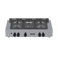 Fogao a Gas de Embutir de Bancada 5 Bocas Venax Temis Inox