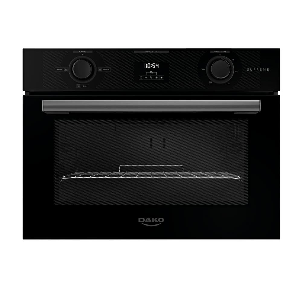 Forno 52l de Embutir Dako Preto - Elétrico - Supreme Digital - 220v - 300002109