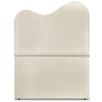 Cabeceira Solteiro 90 cm Com Frame Selena Corino Bege Artte