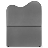 Cabeceira Solteiro 100 cm Com Frame Selena Cinza Artte