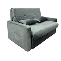 Sofá Cama 2 Lugares 1,40m com Almofadas Dani