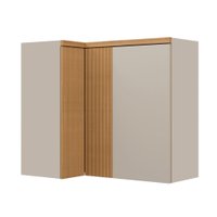 Arm&aacute;rio Canto 3 Portas Allure Linea Brasil MDF