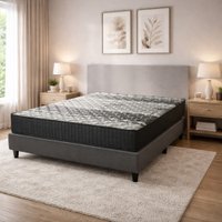 Conjunto Base Box Casal Prince Sued com Colch&atilde;o Hellen Imperador 138x188x21