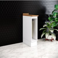 Arm&aacute;rio Porta Toalha Americana Henn 20 cm com Tampo para Cozinha