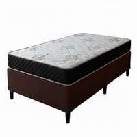 Conjunto Box Solteiro Itaflex com Colch&atilde;o D33 Gazin 41x88x188