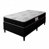 Conjunto Box Solteiro Itaflex com Colchão D33 Gazin 41x88x188 - Zurich/Cinza