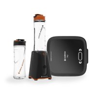 Kit Sanduicheira Cadence SAN400 com Liquidificador Blender Zoop 2 Jarras - Preto/Laranja