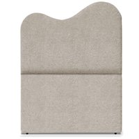 Cabeceira Solteiro 90 cm Com Frame Selena Boucle Creme Artte