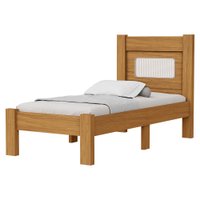 Cama de Solteiro MDF 199X95 cm Clara Nature Decmade