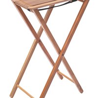 Bancada de Madeira Teca para Churrasco Tramontina 58 x 38 cm Madeira Natural
