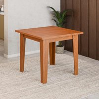 Mesa de Jantar Quadrada 4 Lugares Multimóveis CR50223 Cinamomo