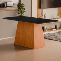 Mesa de Jantar 6 Lugares Multimóveis CR50228 Cinamomo/Preto