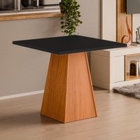 Mesa de Jantar Quadrada 4 Lugares Multimóveis CR50226 Cinamomo/Preto