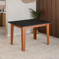 Mesa de Jantar 4 Lugares Multimóveis CR50224 Cinamomo/Preto