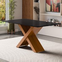 Mesa de Jantar 6 Lugares Multimóveis CR50236 Cinamomo/Preto