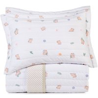 Kit Colcha Casal 3 Pçs Mundo Kids Malha 210x240cm 100% Algodão Altenburg Capi