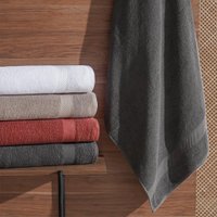 Toalha de Banho Agra 100% Algodão Premium Touch 70x140cm Tessi Grafite