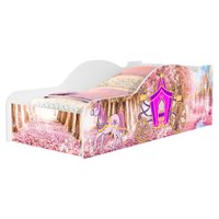 Cama Carro Solteiro MDF 197X92 cm 1155 Carruagem Decmade