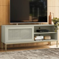 Rack p/TV Até 55 Polegadas Heron 1 Porta Off White - Panorama Móveis