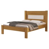 Cama Casal MDF 199X145 cm Clara Nature Decmade