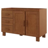 Balcao Para Pia 2 Portas 120 cm Madeira Macica Taeda 1291C Castanho Festra