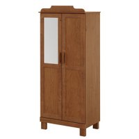 Guarda Roupa Solteiro Madeira Macica Taeda 2 Portas 182X78 cm 1293C Castanho Festra