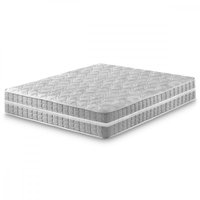 Colchão King Size Zidi Alabama Molas Ensacadas 193x203x24cm - Cinza