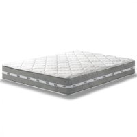 Colchão Cinza Viúva Miami Molas Ensacadas 128x188x22cm -