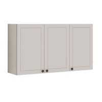 Armário Aéreo Cozinha 120 Cm Conecta Frizz 3 Portas Branco - Geniaflex