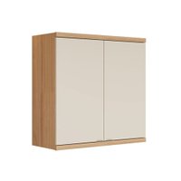 Armário Aéreo Cozinha 80 Cm Bless 2 Portas Jequitiba/Off White Fosco - Linea Brasil