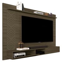Painel Suspenso Para Tv 60 Pol Roma 2 Portas Castanho Decmade