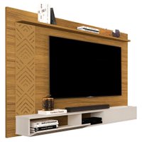 Painel Suspenso Para Tv 60 Pol Roma 2 Portas Nature Decmade