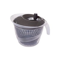 Secador de saladas manual 4 litros grande Cinza