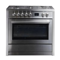 Fogão a Gás C/ Forno Elétrico Arkton C/ 5 Queimadores 90 CM 107 Litros 220V - 4092740311