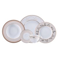 Aparelho de Jantar Tramontina Solaris em Porcelana Decorada 30 Peças
