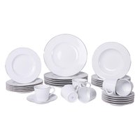 Aparelho de Jantar Tramontina Joana em Porcelana Decorada 30 Peças